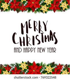 Christmas decoration evergreen trees
