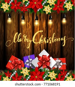 Christmas decoration evergreen trees
