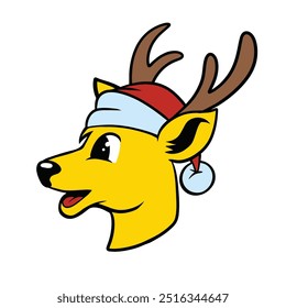 Christmas Decoration Flat Design Accessories Logo Icon Art Vector