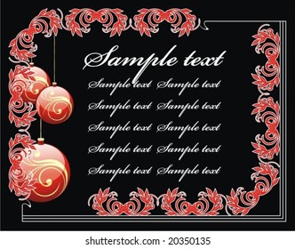 christmas decoration frame