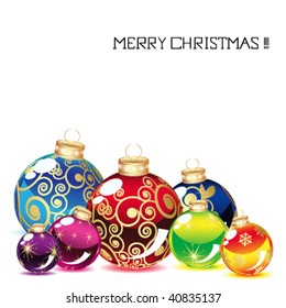 Christmas Decoration - christmas glass balls