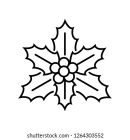 Christmas decoration icon