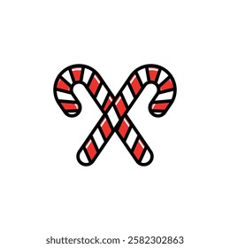 Christmas Decoration Icon Vector Template