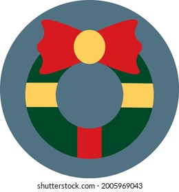 Christmas decoration, illustration, vector on a white background.