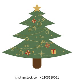 Christmas decoration nicknack tree