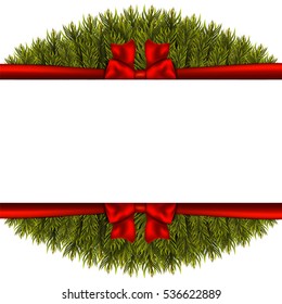 Christmas decoration on white background.