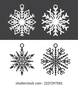 christmas decoration ornaments elements vector design 