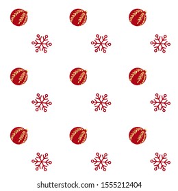 Christmas decoration patterns with white background