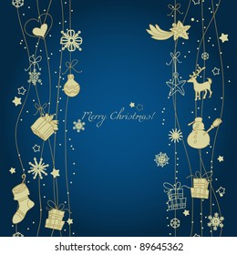 Christmas decoration seamless pattern