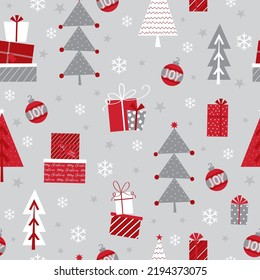 christmas decoration seamless pattern design