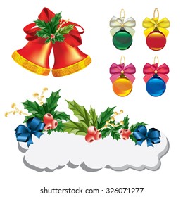 Christmas decoration set. 