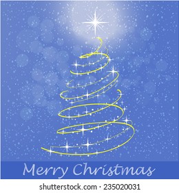 Christmas decoration shining. vector illustration
