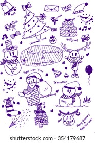 christmas decoration, sketch