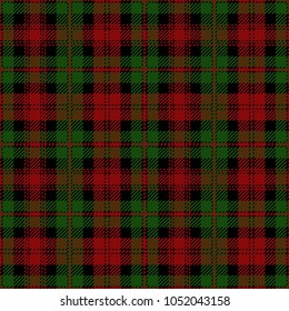 Christmas Decoration Tartan Plaid Pattern