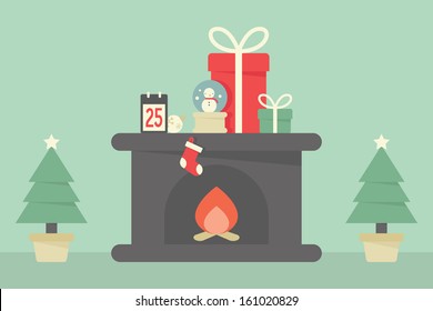 17,666 Cartoon fireplace Images, Stock Photos & Vectors | Shutterstock