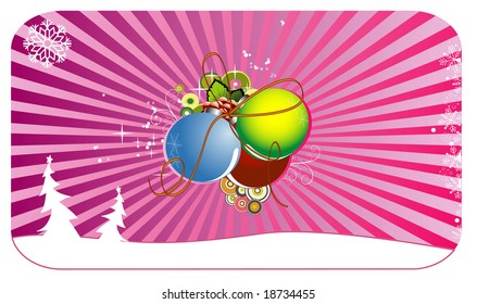 Christmas decoration vector