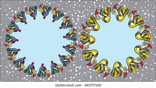 Christmas decoration vector