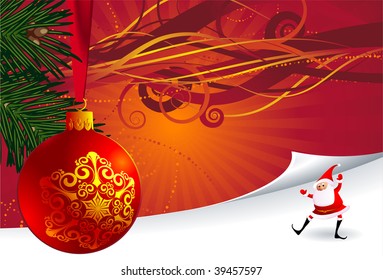 Christmas decoration. Vector.