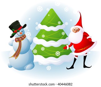 Christmas decoration. Vector.
