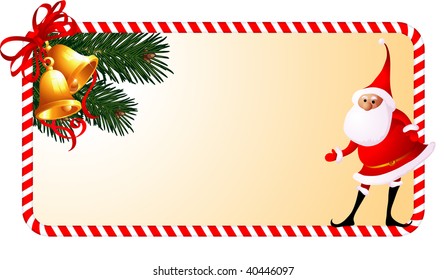Decoración navideña. Vector.