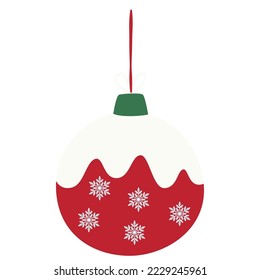 Christmas Decoration Vector Icon Illustration