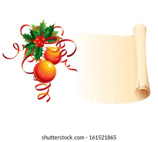 Christmas Decoration. Vector illustration