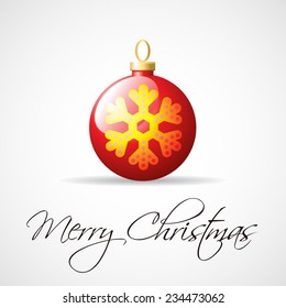 Christmas decoration. vector illustration