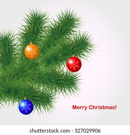 Christmas decoration. Vector illustration