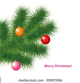 Christmas decoration. Vector illustration