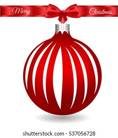 Christmas Decoration. Vector Illustration.