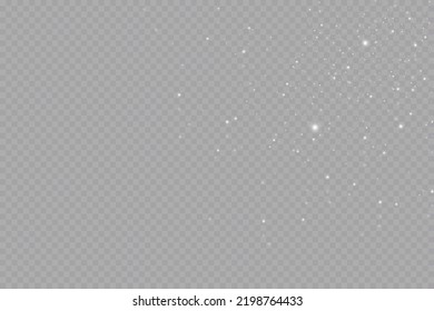Christmas decoration.Dust.Light effect.A scattering of sparkling particles.