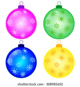 Christmas decorations balls
