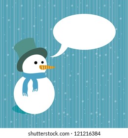 Christmas decorations banners with snowman and snowflakes, seasonal business marketing sale concept, vector illustration