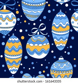 Christmas decorations colorful graphic vector seamless pattern design