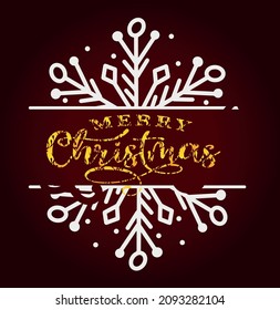 Christmas decorations and gifts, snowflakes, Colored Background, Merry Christmas and happy holidays. Christmas  Tree, Creative and special illustration art design - Vector