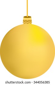 Christmas decorations, gold color, winter, new year, vector