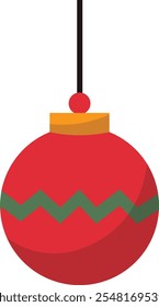 Christmas decorations, holiday gifts, gingerbread men, trees and presents. Vector illustration, sticker collection design and elements for Christmas