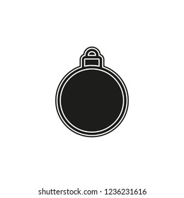 Christmas decorations icon. Logo element illustration. Christmas decorations symbol design collection. Simple Christmas decorations concept. Can be used in web and mobile