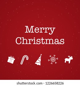 Christmas decorations icons vector set