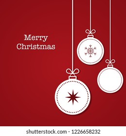 Christmas decorations icons vector set