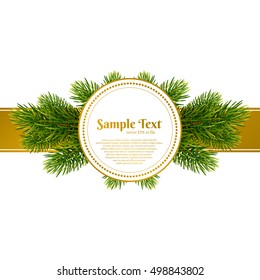 Christmas decorations, realistic vector illustration