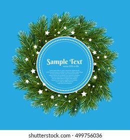Christmas decorations, realistic vector illustration