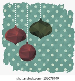 Christmas decorations retro
