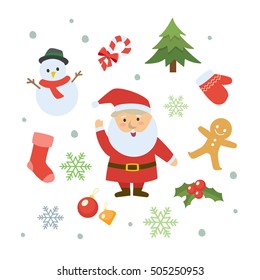 Christmas decorations set