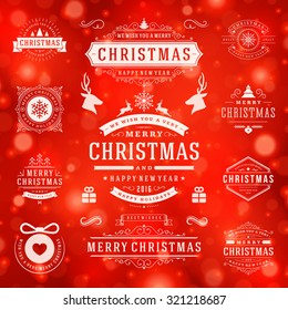 Christmas Decorations Vector Design Elements. Typographic elements, Symbols, Icons, Vintage Labels, Badges, Frames, Ornaments set. Flourishes calligraphic. Merry Christmas and Happy Holidays wishes. Christmas Decorations Vector Design Elements. Typographic elements, Symbols, Icons, Vintage Labels, Badges, Frames, Ornaments set. Flourishes calligraphic. Merry Christmas and Happy Holidays wishes.