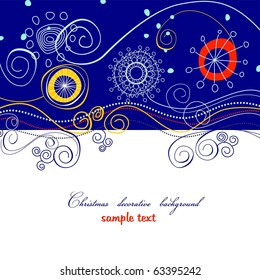 Christmas decorative background