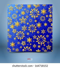 Christmas decorative background template for design purposes