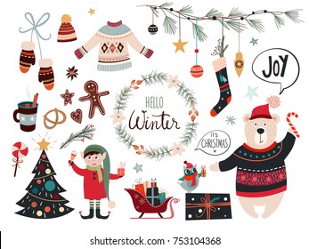 Christmas decorative elements