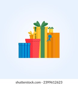 Christmas Decorative Christmas Gift logo design icon element vector merry christmas