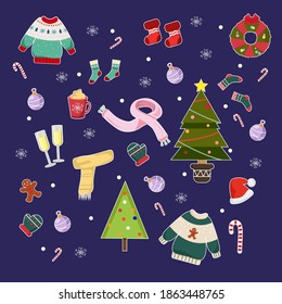 Christmas decorative huge collection with incredible Christmas elements